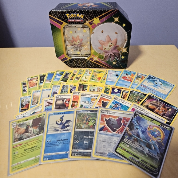 Pokemon Shining Fates Eldegoss V Tin - Picture 1 of 12